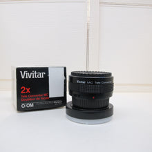 Load image into Gallery viewer, Vivitar 2x Tele Converter MC for Olympus O/OM
