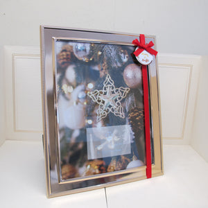 Nanette Lepore 8x10" Gold Holiday Photo Frame