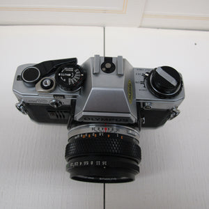 Olympus OM10 SLR camera with Olympus Zuiko Lens 50mm F1.8